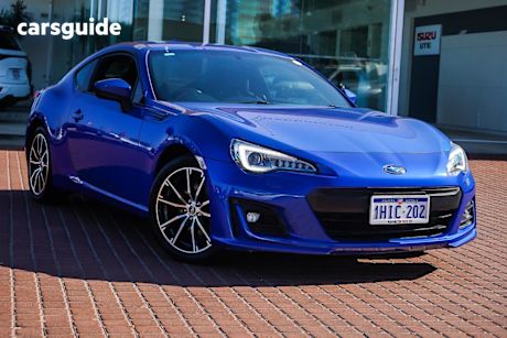 Blue 2017 Subaru BRZ Coupe