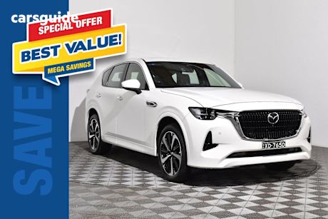 White 2024 Mazda CX-60 Wagon G40E Azami Hybrid