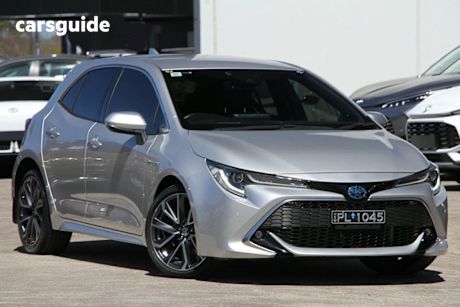 Silver 2021 Toyota Corolla Hatch ZR HYBRID F