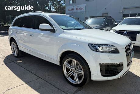 White 2015 Audi Q7 SUV TDI 4WD