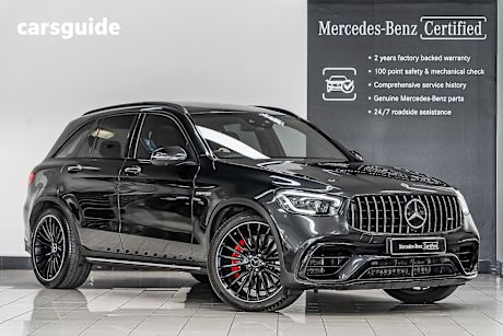 Grey 2021 Mercedes-Benz GLC-Class SUV GLC63 AMG S 4WD