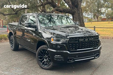 Black 2025 Ram 1500 Ute Tray LIMITED HURRICANE HO RAMBOX 4X4