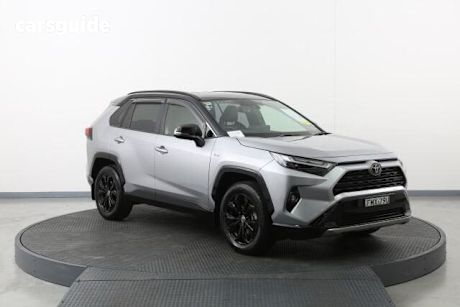 Silver 2024 Toyota RAV4 Wagon Xse (2Wd) Hybrid Premium Paint