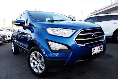 Blue 2018 Ford Ecosport SUV TREND F