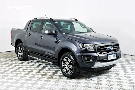 Grey 2020 Ford Ranger Double Cab Pick Up Wildtrak 2.0 (4X4)