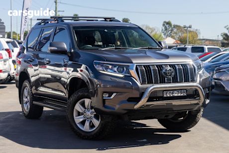Grey 2021 Toyota Landcruiser Prado SUV GXL 4X4
