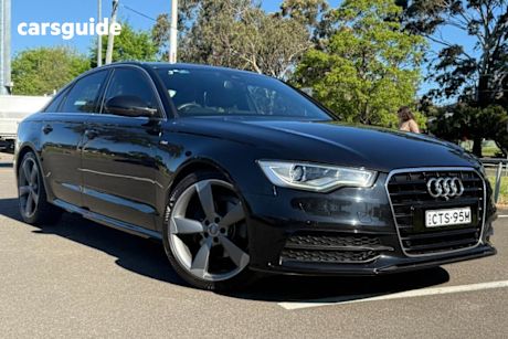 Black 2013 Audi A6 Sedan F