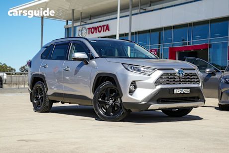Silver 2021 Toyota RAV4 Wagon Cruiser (2Wd) Hybrid