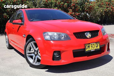 Red 2011 Holden Commodore Sedan Sv6