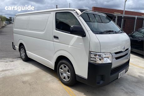 White 2017 Toyota HiAce Van Lwb