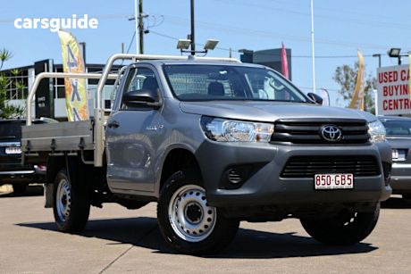 Silver 2022 Toyota Hilux Cab Chassis Workmate Hi-Rider (4X2)