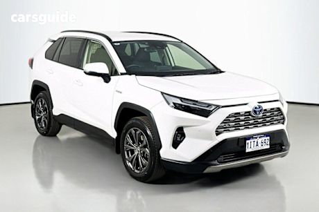 White 2022 Toyota RAV4 Wagon Gxl (2Wd) Hybrid