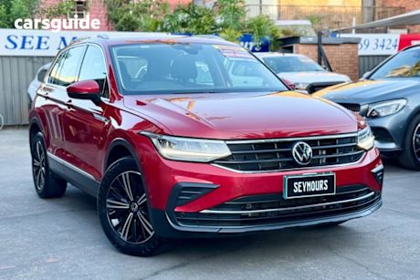 Red 2023 Volkswagen Tiguan SUV 110TSI LIFE F