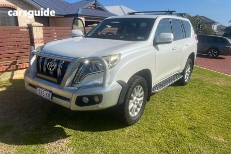 White 2013 Toyota Landcruiser Prado SUV VX 4X4