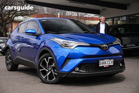 Blue 2019 Toyota C-HR SUV KOBA F