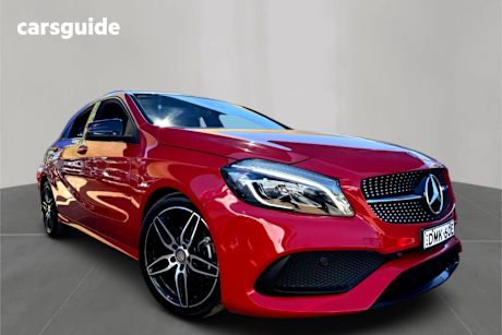 Red 2016 Mercedes-Benz A-CLASS Hatch A180