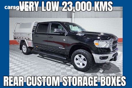 Black 2023 Ram 1500 Ute Tray BIG HORN 4X4