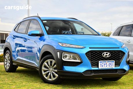 Blue 2019 Hyundai Kona Wagon Go (Fwd)