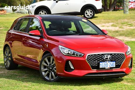 Red 2018 Hyundai I30 Hatchback Sr Premium