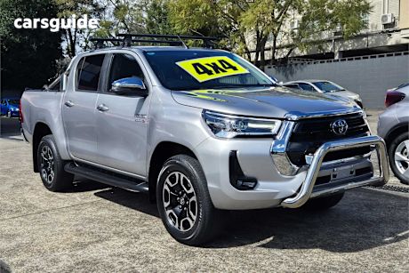 Silver 2020 Toyota Hilux Ute Tray SR5 4X4