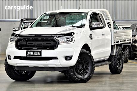White 2022 Ford Ranger Ute Tray XLT 4X4