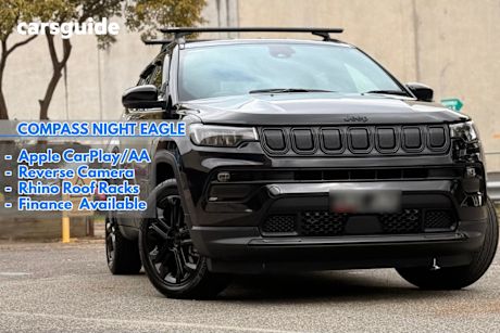 Black 2023 Jeep Compass SUV NIGHT EAGLE F