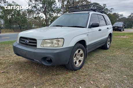 White 2003 Subaru Forester Wagon X