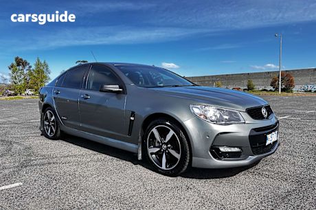 Grey 2016 Holden Commodore Sedan SV6 BLACK R