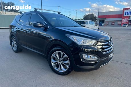 Black 2014 Hyundai Santa FE Wagon Highlander Crdi (4X4)