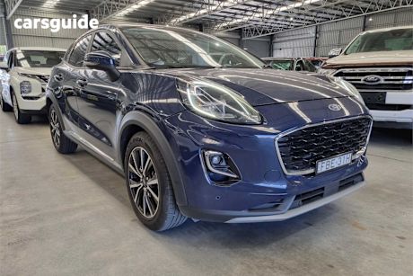 Blue 2020 Ford Puma SUV F