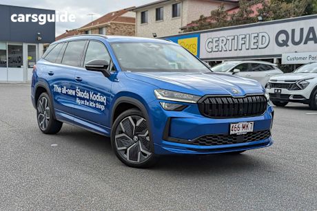 Blue 2024 Skoda Kodiaq SUV 140TSI SPORTLINE 4X4