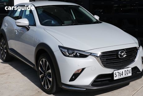 White 2019 Mazda CX-3 SUV STOURING F