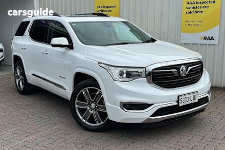 White 2019 Holden Acadia SUV LTZ-V 4X4