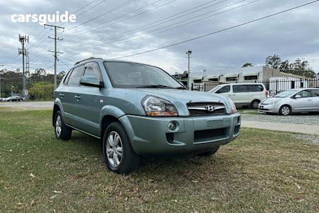 Green 2009 Hyundai Tucson Wagon City Sx