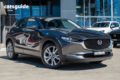 Grey 2021 Mazda CX-30 SUV G20 EVOLVE F