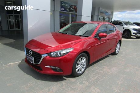 Red 2019 Mazda 3 Sedan Maxx Sport (5Yr)