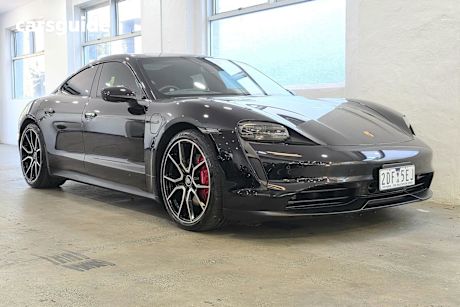 Black 2023 Porsche Taycan Sedan 4S 4WD