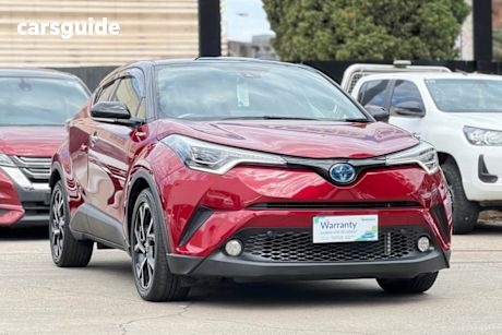 Red 2018 Toyota C-HR Wagon (Hybrid)