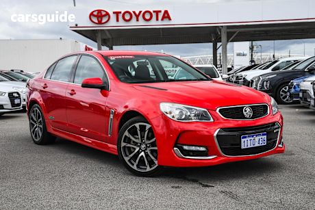 Red 2016 Holden Commodore Sedan Ss-V