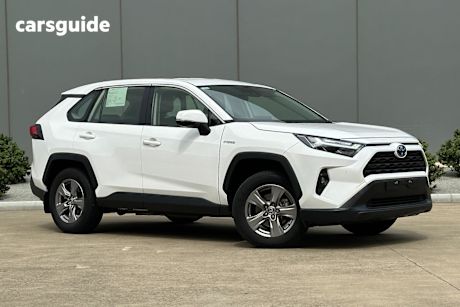White 2024 Toyota RAV4 SUV GX F