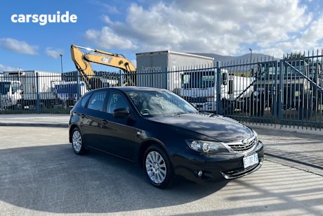 Black 2008 Subaru Impreza Hatchback Rx (Awd)