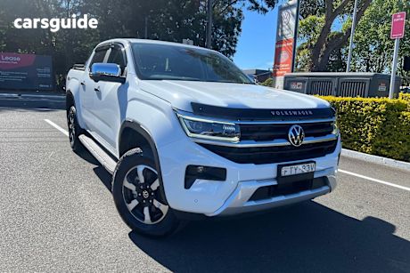 White 2023 Volkswagen Amarok Ute Tray TDI500 STYLE 4X4