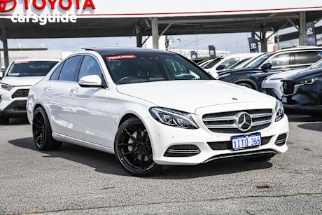 White 2015 Mercedes-Benz C250 Sedan