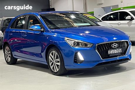 Blue 2018 Hyundai I30 Hatch ACTIVE F