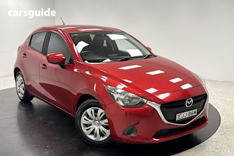 Red 2016 Mazda Mazda2 Hatch NEO F