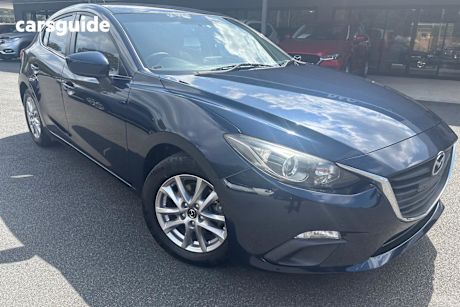 Blue 2014 Mazda Mazda3 Hatch MAXX F