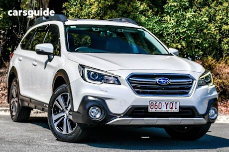 White 2018 Subaru Outback SUV 2.5I PREMIUM 4WD