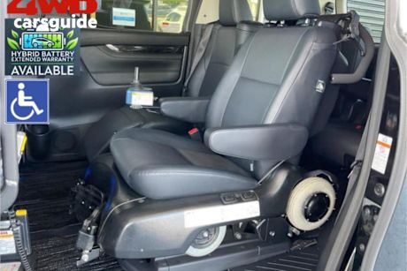 Black 2018 Toyota Alphard Commercial SR HYBRID WELCAB MOTORIZED CHAIR, SEAT OUT