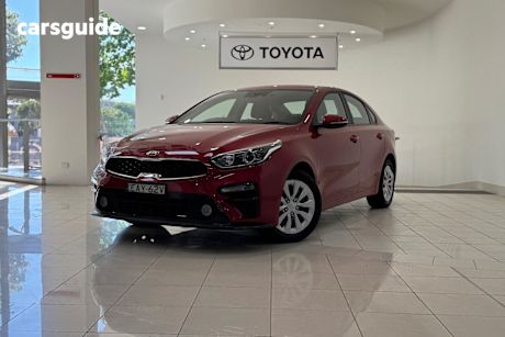 Red 2018 Kia Cerato Sedan S F