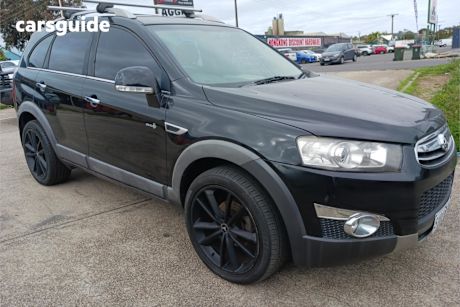 Black 2012 Holden Captiva Wagon 7 Lx (4X4)